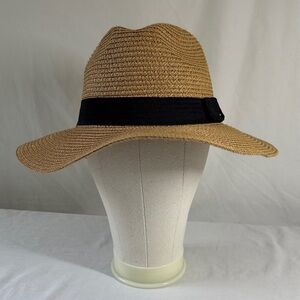 PacSun Straw Hat with Black Ribbon NWT.